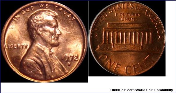1972-D Lincoln Cent
Doubled Die Obverse