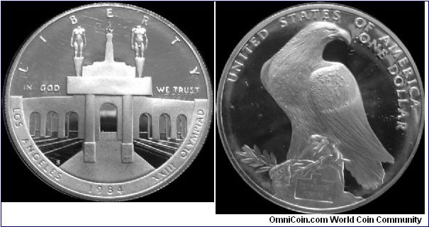 1984-S One Dollar
Prestige Proof Set