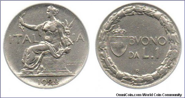 1922 1 Lira