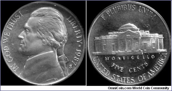 1987-S Jefferson Nickel
Prestige Set Proof