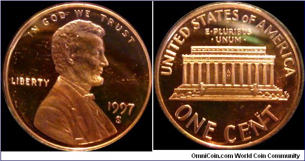 1997-S Lincoln Cent
Prestige Proof Set