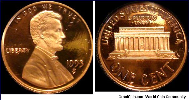 1993-S Lincoln Cent
Prestige Proof Set
