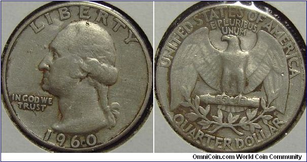 1960 Washington, Quarter Dollar