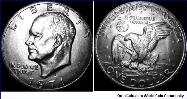 1971-S Eisenhower Dollar