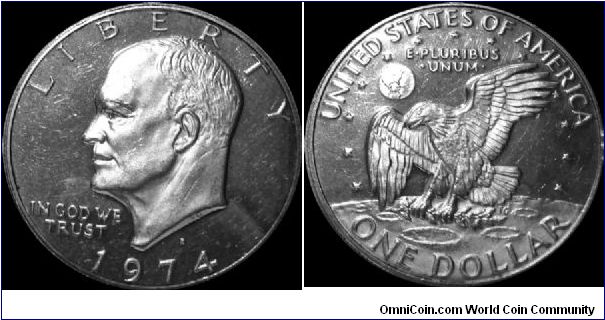 1974-S Eisenhower Dollar Silver Proof