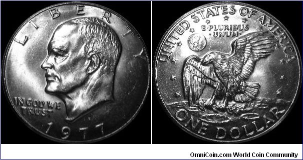 1977-D Eisenhower Dollar