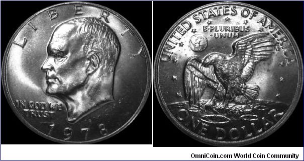 1978-D Eisenhower Dollar