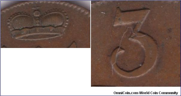 Details of the below GS05A: crown above the lion on the shield of the obverse shows little wear; and unusual style in denomination on reverse, it is not shown well in Krause.