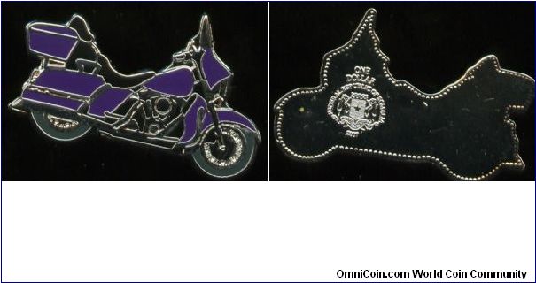 $1
Purple Passion Classic Motorcycle 
Coat of arms, Value Date