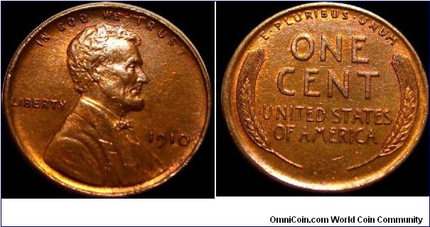 1910 Lincoln Cent