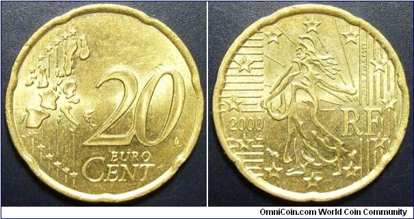 France 2000 20 cents. Special thanks to RickieB!