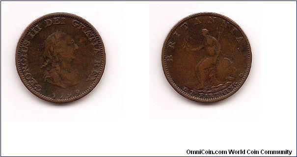 George III - 1 Farthing