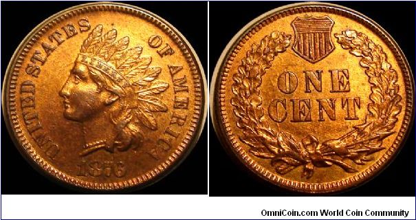 1876 Indian Head Cent