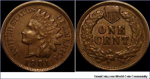 1901 Indian Head Cent