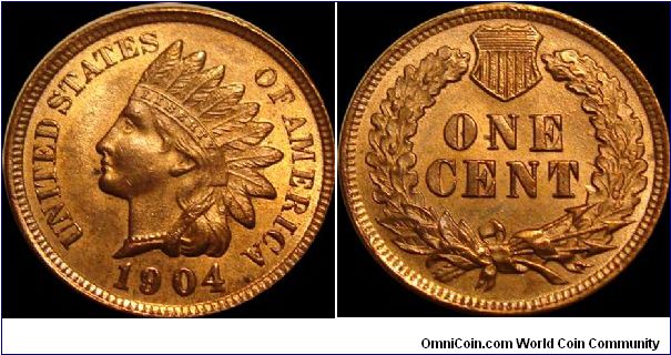 1904 Indian Head Cent