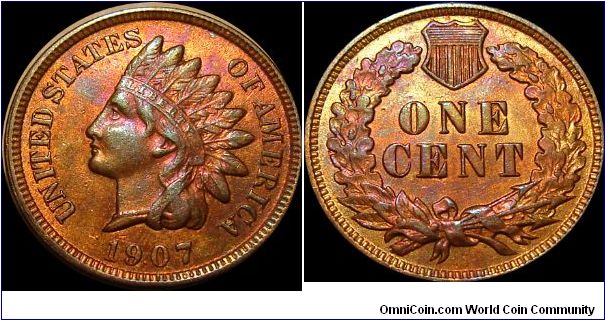 1907 Indian Head Cent