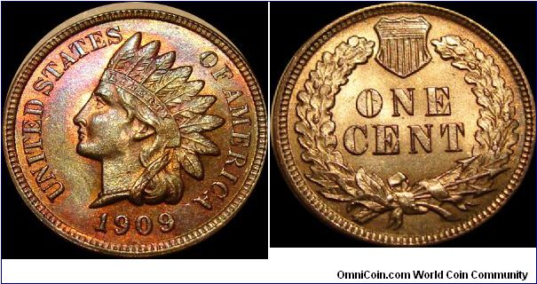 1909 Indian Head Cent