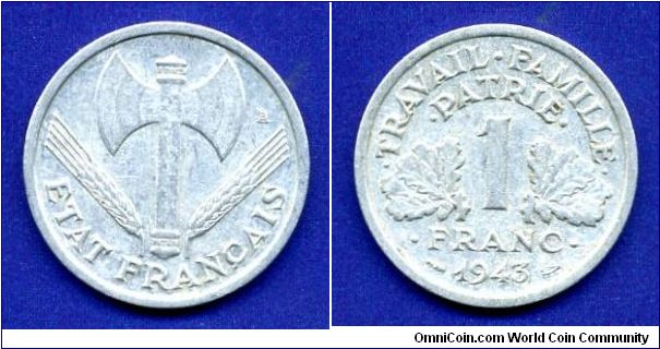 1 Franc.
The Government of Vichy.


Al.