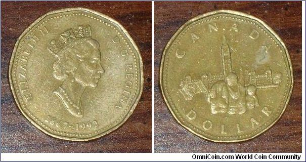 1 Dollar
Canada 125 Years
