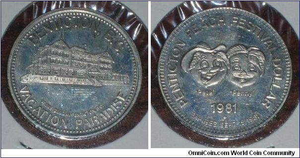 1 Dollar Token
Penticton, British Columbia