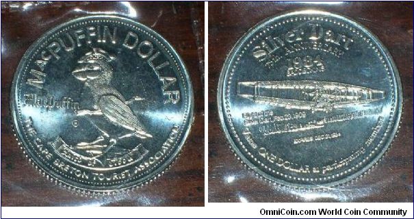 1 Dollar Token
Cape Breton, New Brunswick
Silver Dart