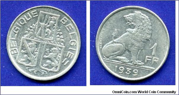 1 Franc.
*BELGIQUE-BELGIE*.
Leopold III (1934-1951).


Ni.