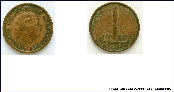 1 cent
Queen Juliana
Fish mint mark