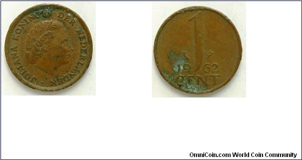 1 cent
Queen Juliana
Fish mint nmark