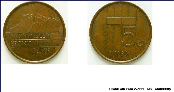 5 cents
Queen Beatrix
Aeroplane mint mark