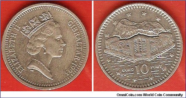 10 pence
small size
Europort
Elizabeth II by Raphael Makhlouf
copper-nickel