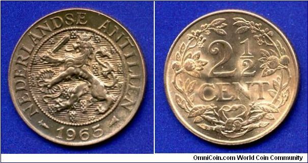 2-1/2 cents.
Queen Juliana (1948-1980).


Br.