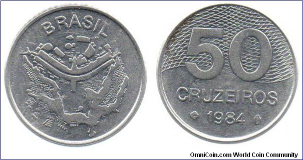 1984 50 Cruzeiros