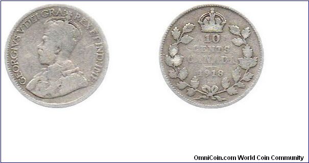 1918 10 cents