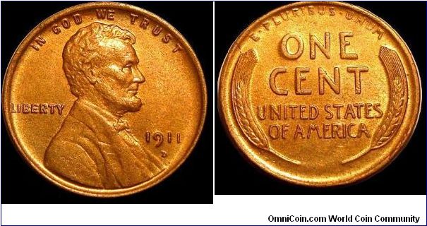 1911-D Lincoln Cent