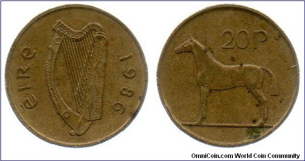 1986 20 pence