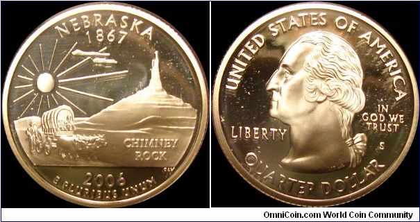 2006-S Proof Nebraska State Quarter