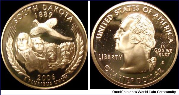 2006-S Proof South Dakota State Quarter
