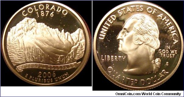 2006-S Proof Colorado State Quarter