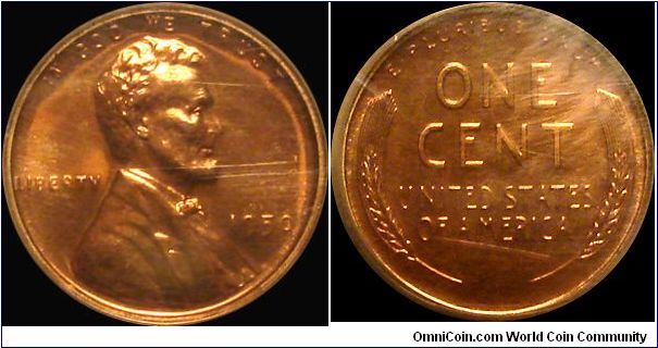 1950 Proof Lincoln Cent