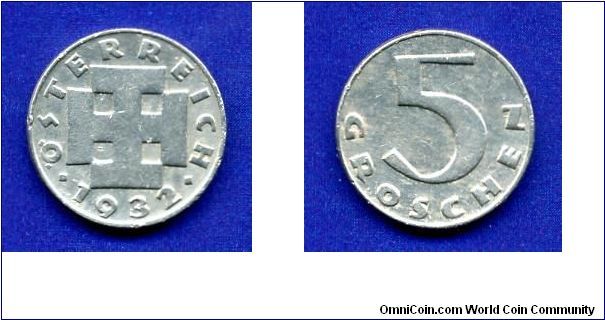5 groschen.
Austrian Republica.
After the reform coinage.


Cu-Ni.