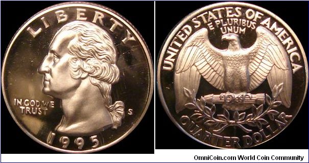 1995-S Proof Washington Quarter