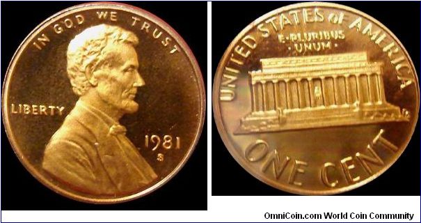1981-S Proof Lincoln Cent