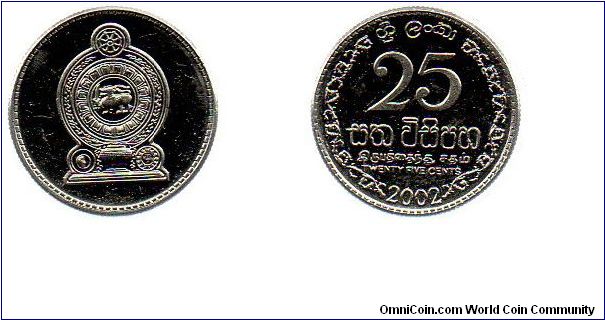 2002 25 cents