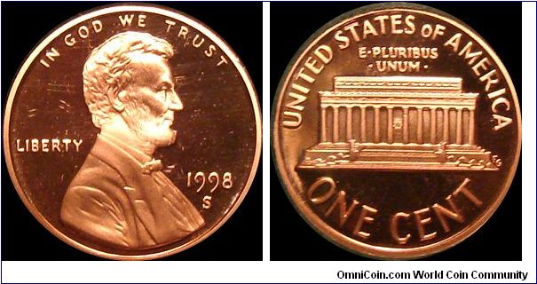 1998-S Proof Lincoln Ccent