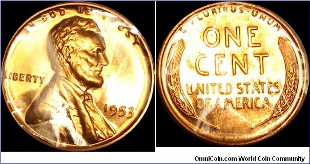 1953 Proof Lincoln Cent

Cellophane Pack