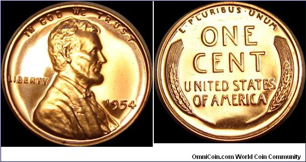 1954 Proof Lincoln Cent

Cellophane Pack