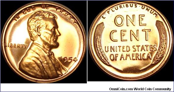 1954 Proof Lincoln Cent

Cellophane Pack