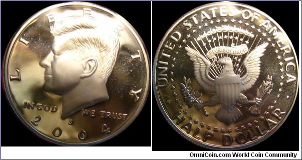 2004-S Proof Kennedy Half Dollar