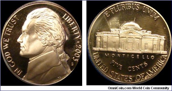 2003-S Proof Jefferson Nickel