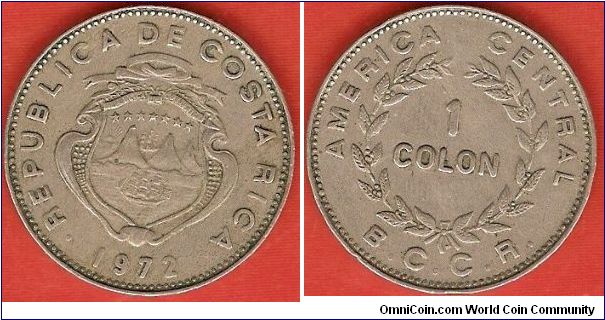 1 colon
America Central
Banco Central de Costa Rica (B.C.C.R.)
copper-nickel
large ships